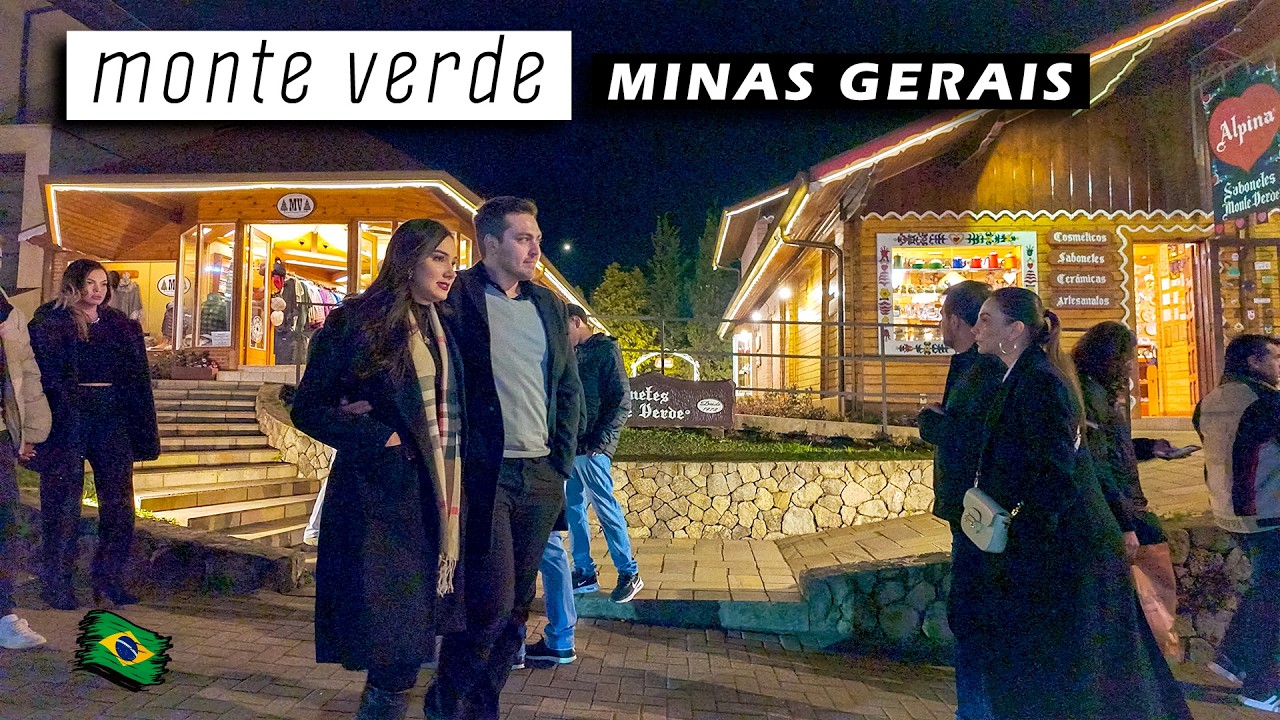 MONTE VERDE Night Walk 🇧🇷 Minas Gerais, Brazil, 2025 【 4K UHD 】