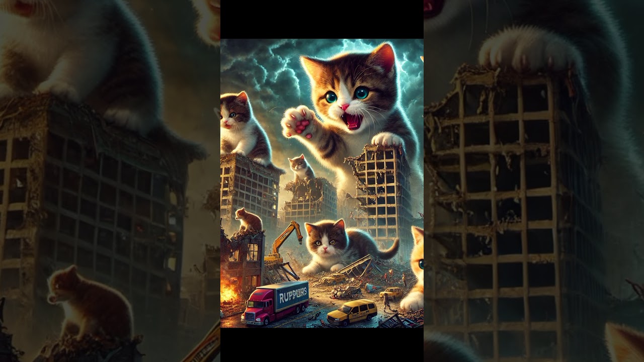 Who will win?😂 #epic #epicbattle #whowin #titans #apocalypse #win #cat