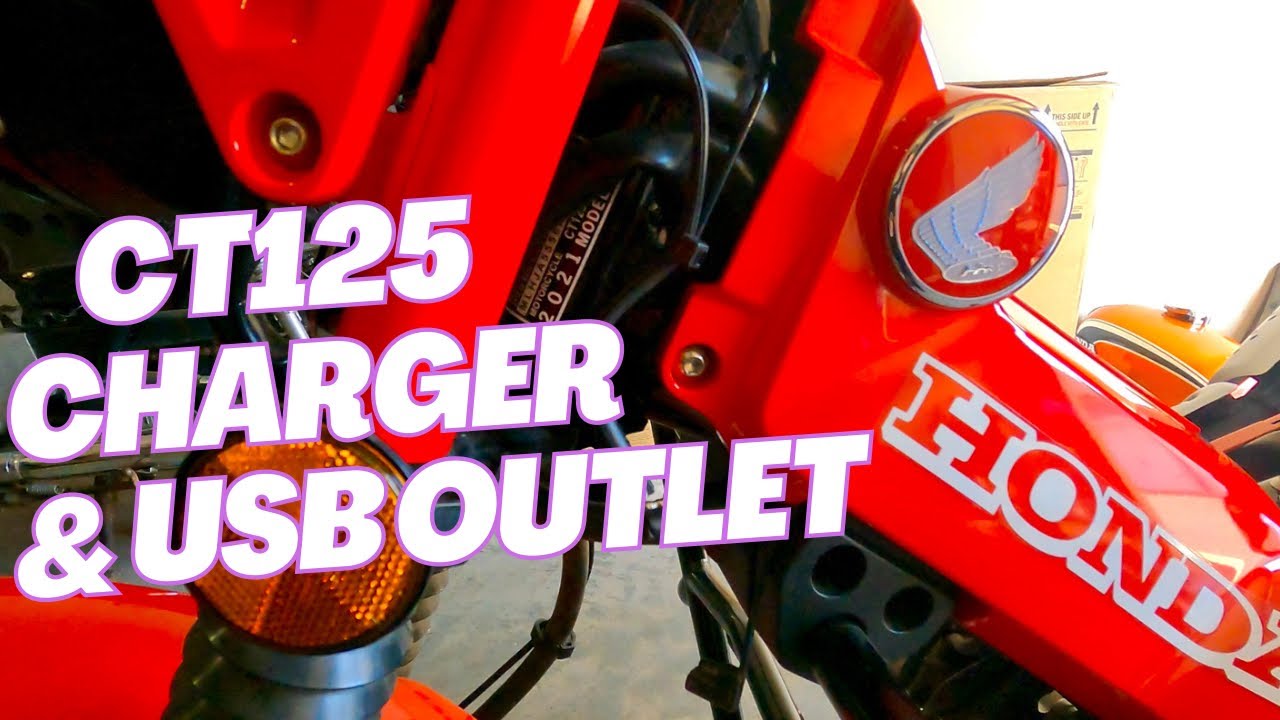 Connect a Battery Tender and USB Outlet to the Honda Trail CT125
