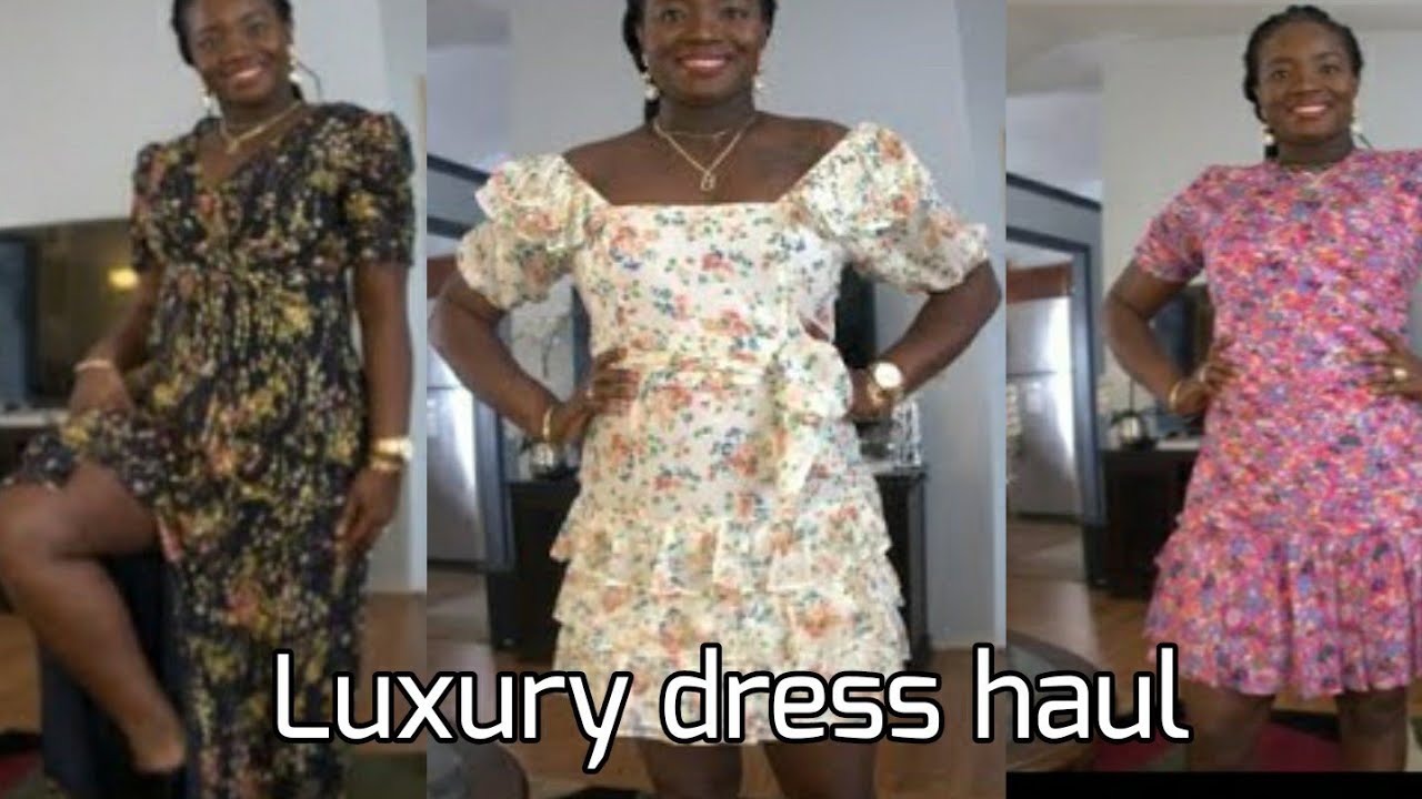 Luxury dress haul. Max Mara. Johanna Ortiz. Love Shack Fancy. Shoshanna. Tanya Taylor. Chinwe 2021