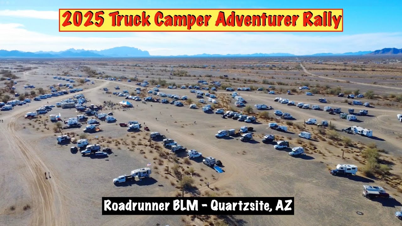 Ramsey Mine Road BLM and Truck Camper Rally in Quartzsite - Truck Camper Living