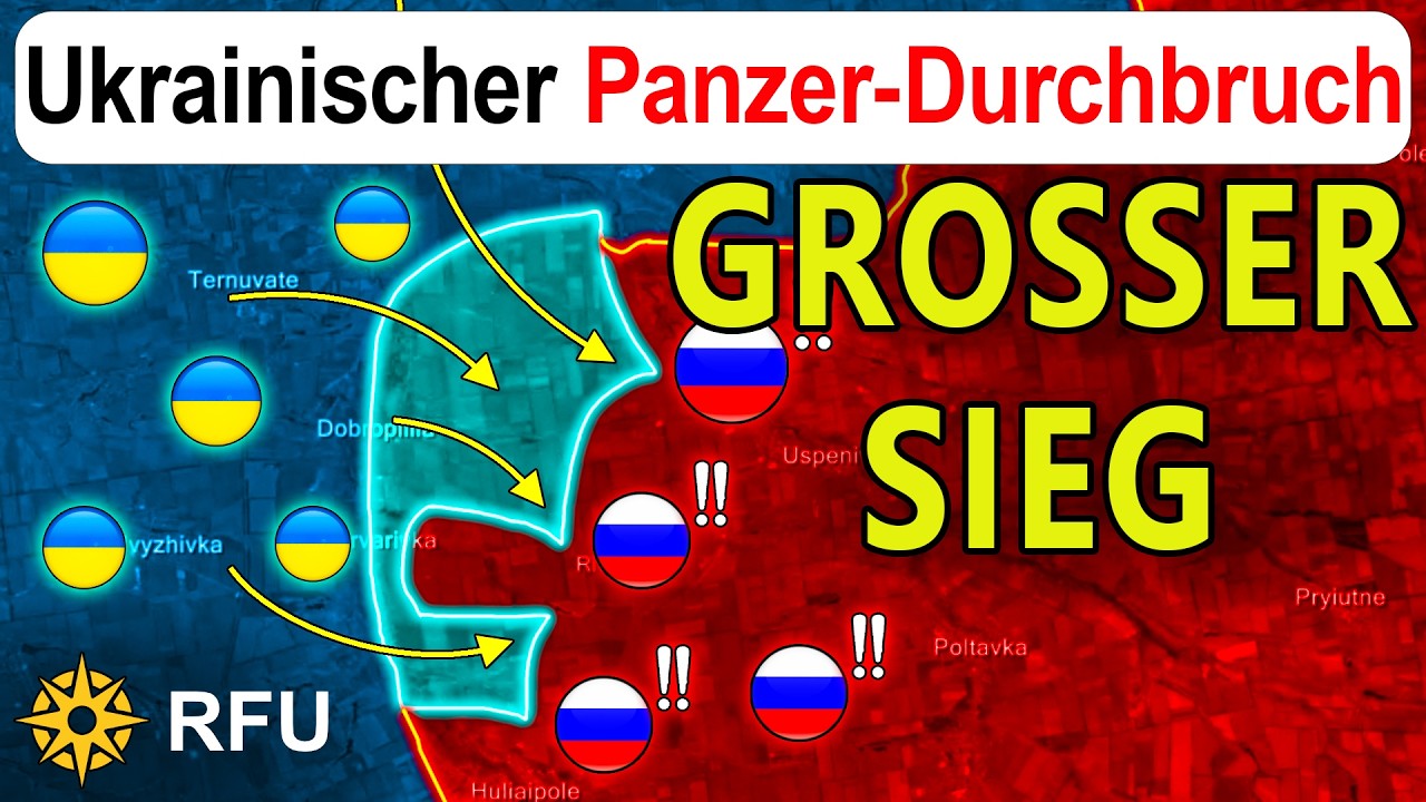 Tiefer Durchbruch: Ukrainer zerschlagen russische Front bei Huljajpole! | RFU News