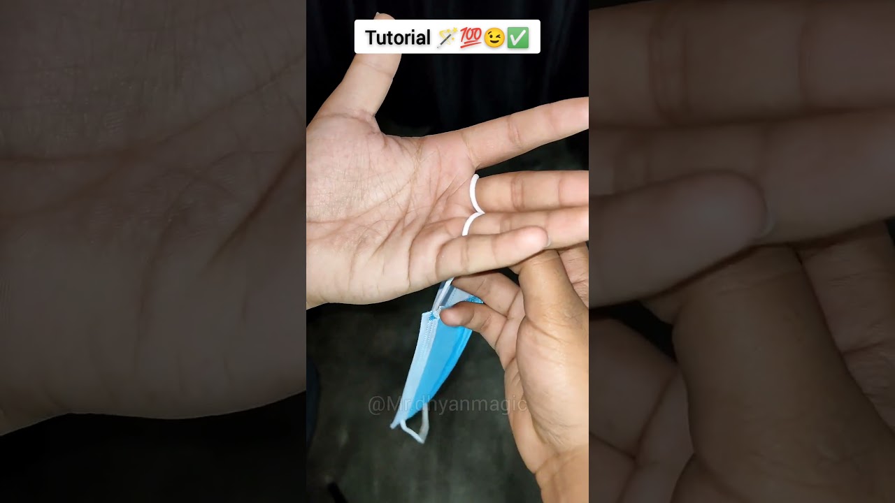 Mask 😷 Magic trick Tutorial | #viral #shortsvideo #shorts #mask