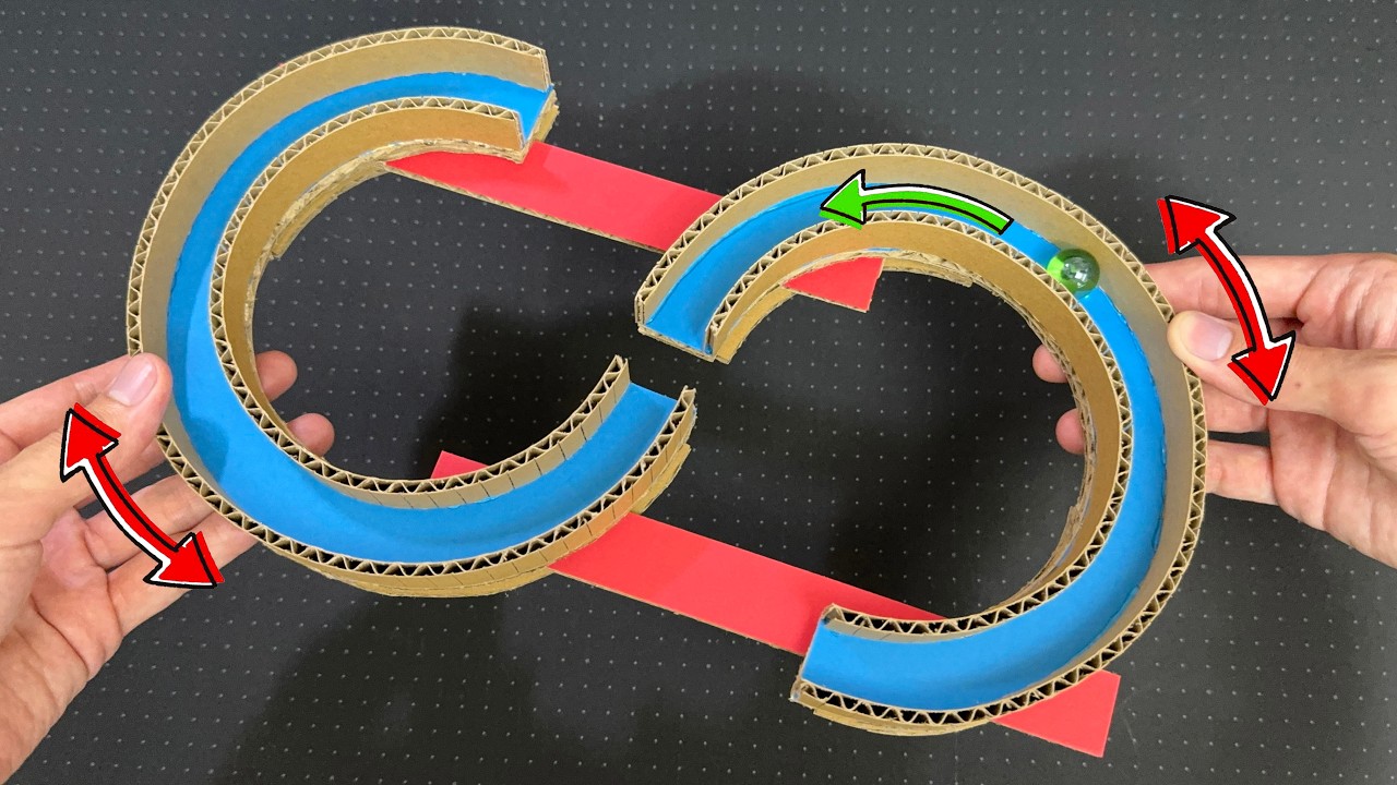 How to make 8 Shape Infinite Loop [ Cardboard Easy Craft ]