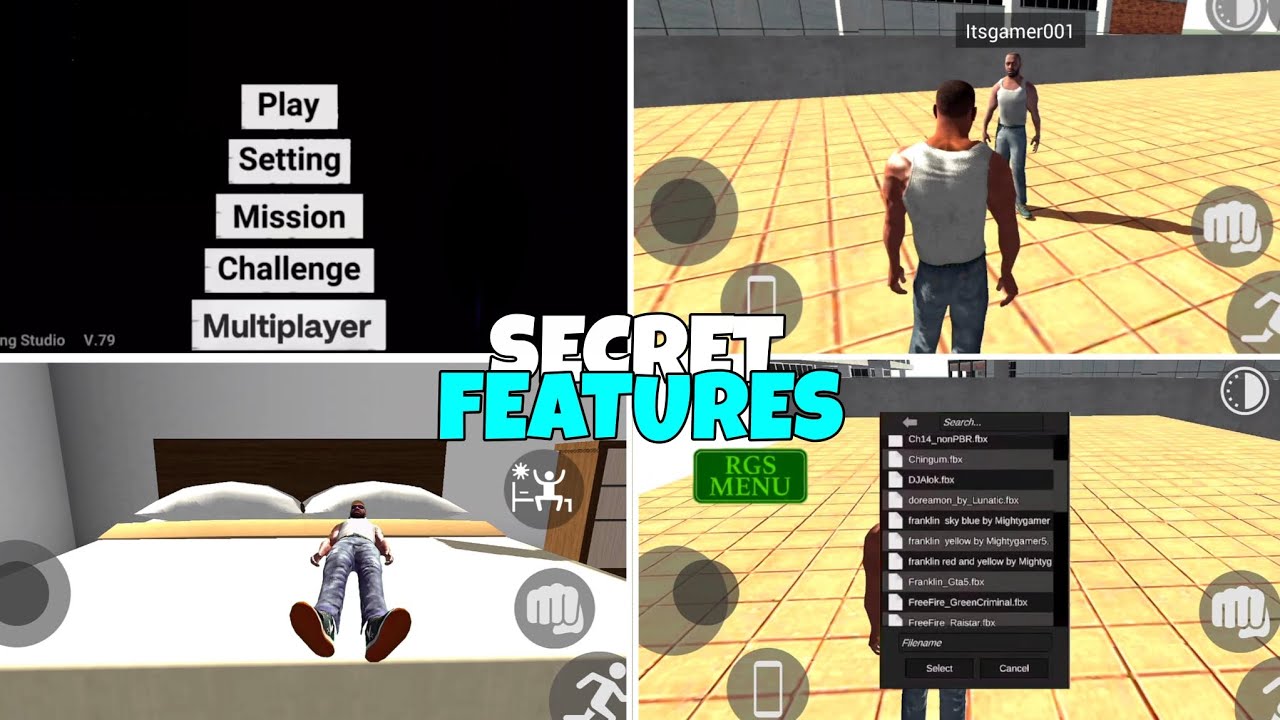 New Multiplayer Mode + Sleeping Mod + RGS Menu Cheat Codes IN Indian Bike Driving 3D 