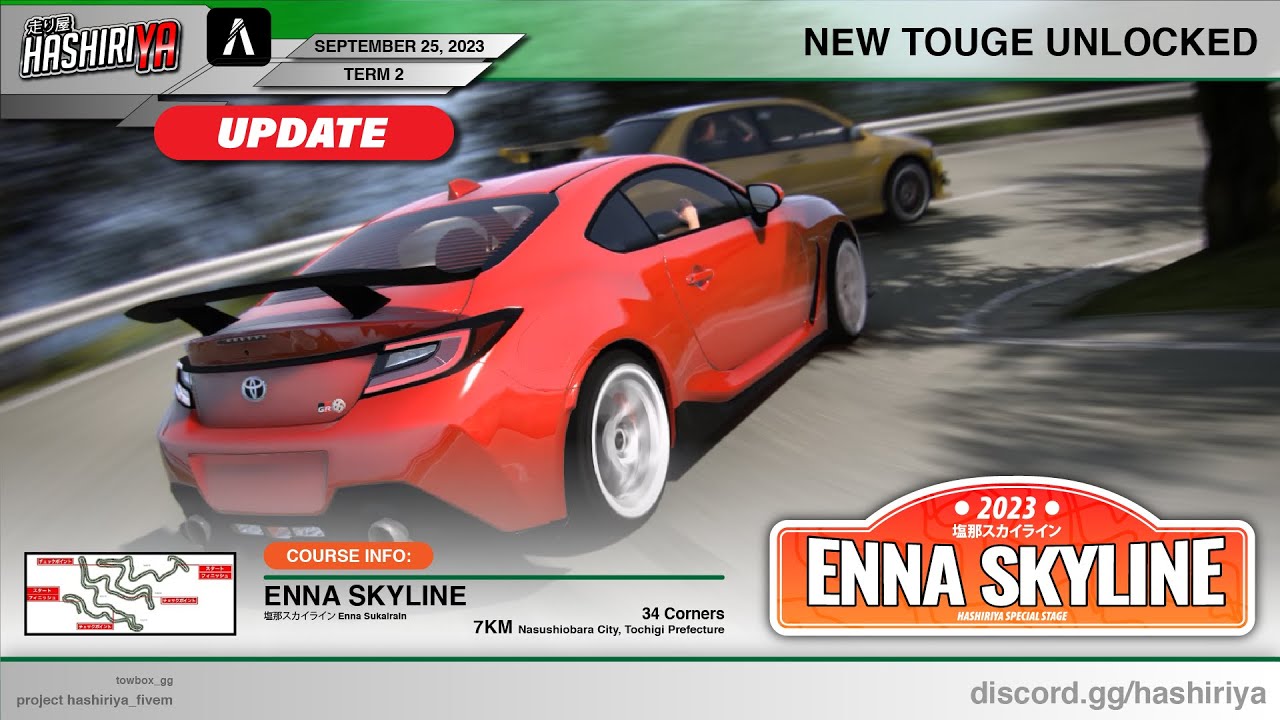 Hashiriya Enna Skyline Update | FiveM | Drifting | Touge Racing