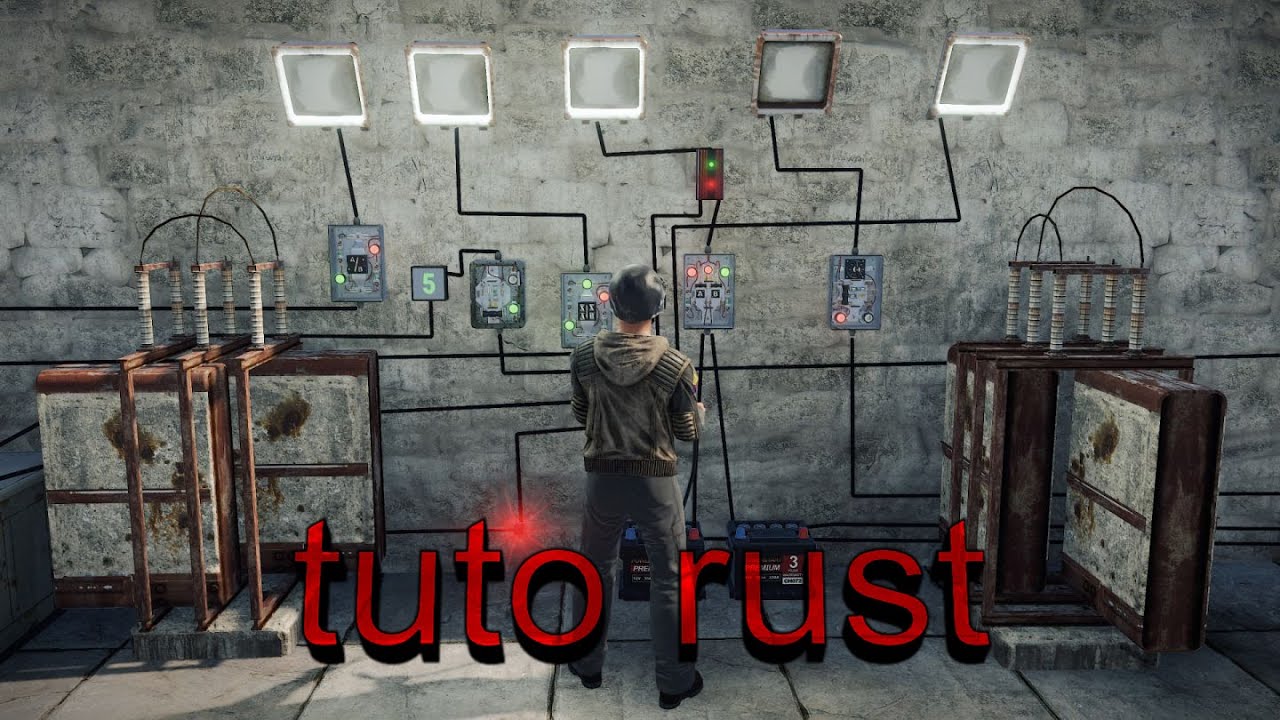 Rust [FR] - Électricité Tuto Lampe dans sa base