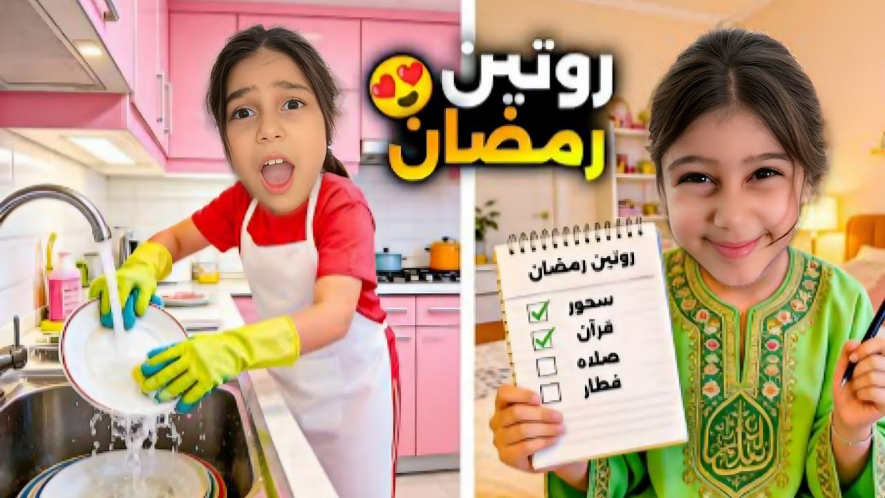 أول يوم رمضان معنا 😍 أجواء غير شكل#فوفو_فاميلي#ملاك#وردة#مليسا