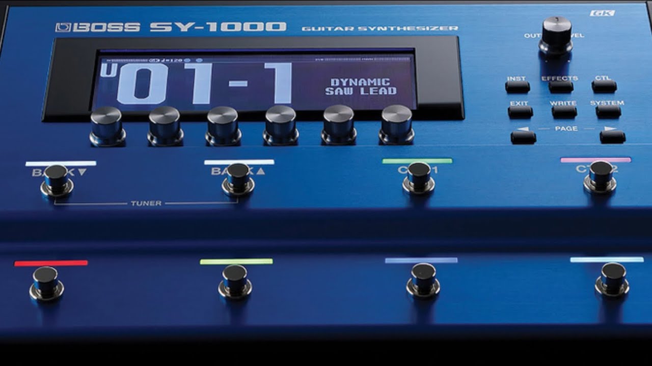 Boss SY-1000 Guitar Synthesiser - Showreel - All Sounds and Effects Created on the Boss SY-1000