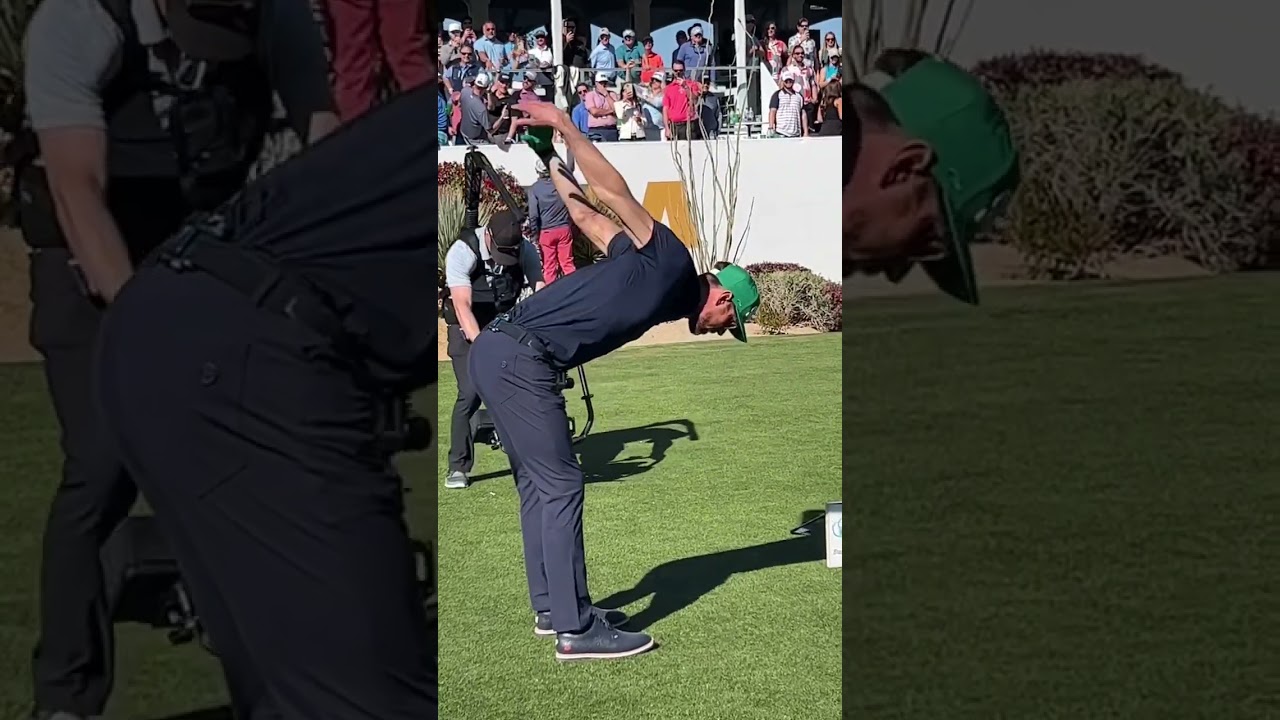 Elite pre shot routine from Michael Phelps #shorts #golf #michaelphelps #wmpo