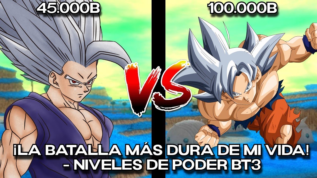 EL MOD más DURO de DRAGON BALL BT 3 | NIVELES DE PODER