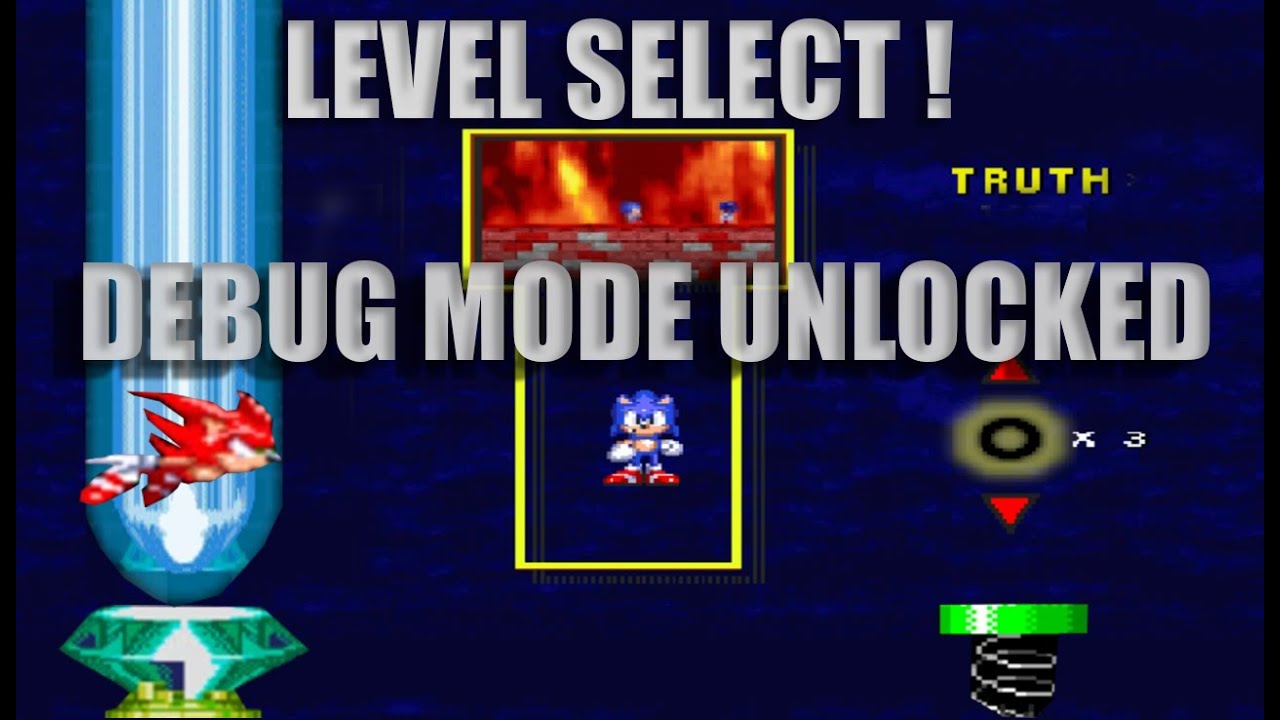 Level Select | Debug Mode | Sonic.exe Nightmare Beginning Secrets !