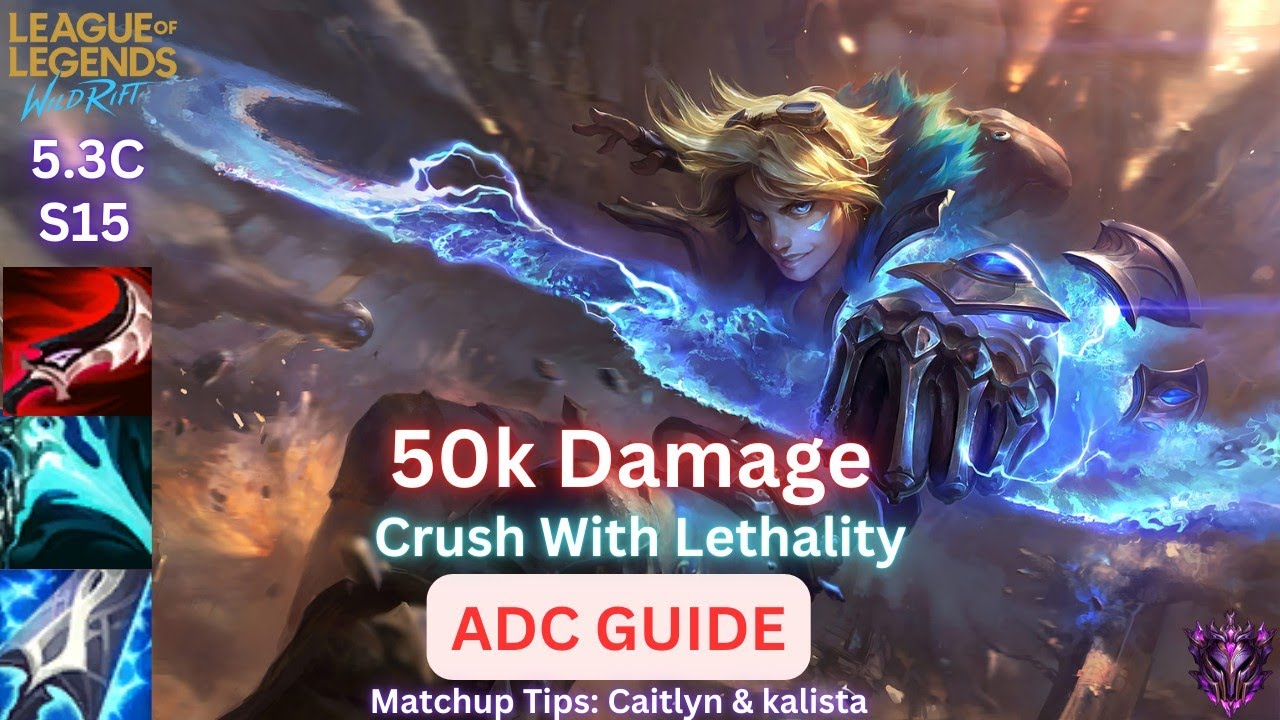 Wild Rift Lethality Ezreal ADC Guide - How To Carry - Build, Runes, Gameplay