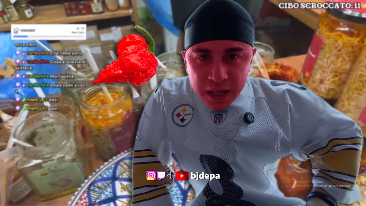 Ho mangiato il PEPERONCINO più PICCANTE AL MONDO *piccantissimo* /w@Danielscalise