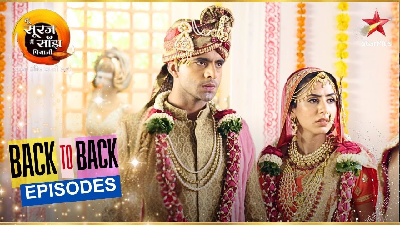 Saras And Vansh Elope! | Full Ep. 171 - 175 | Tu Sooraj Main Saanjh, Piyaji