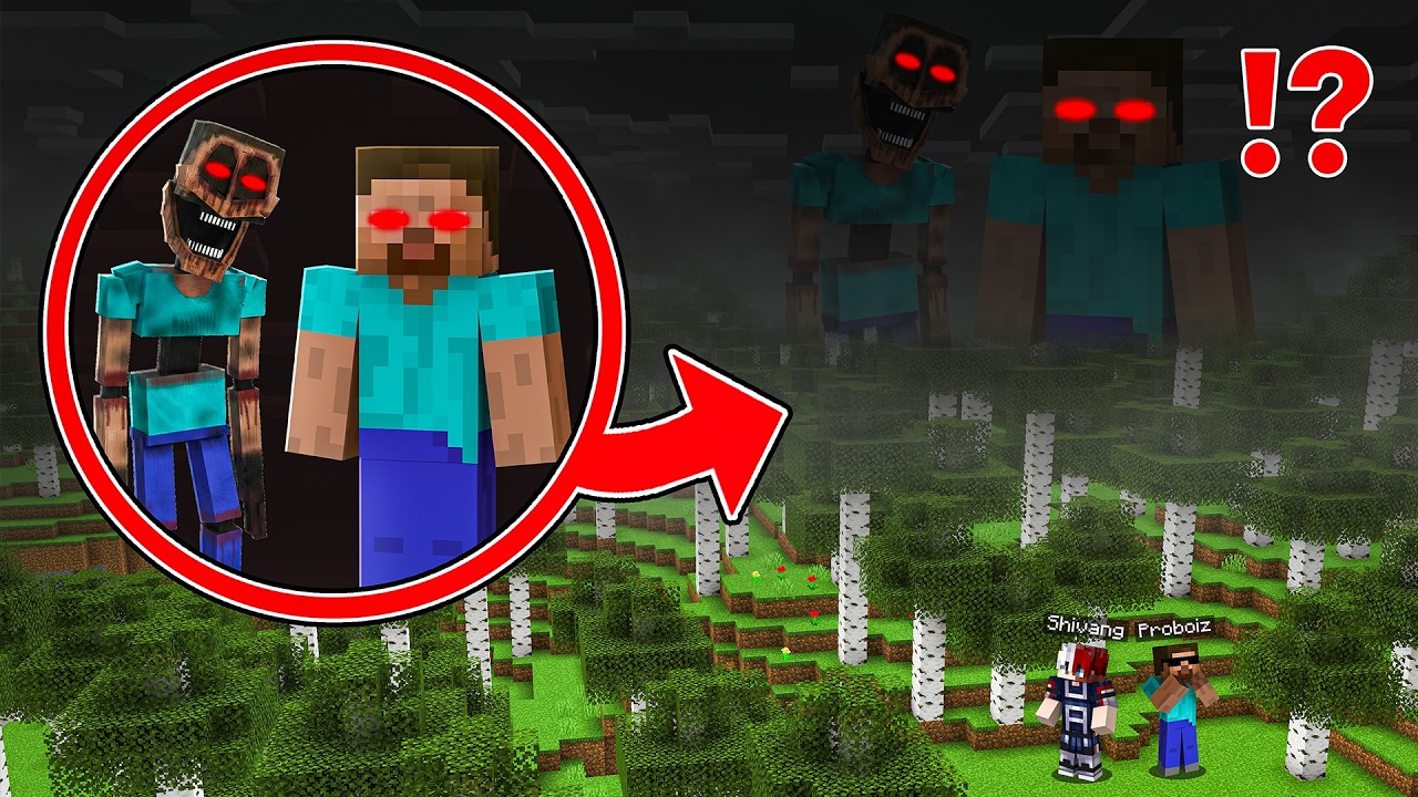 We Got Attacked BY Mimicker And Herobrine In Minecraft !! 😱