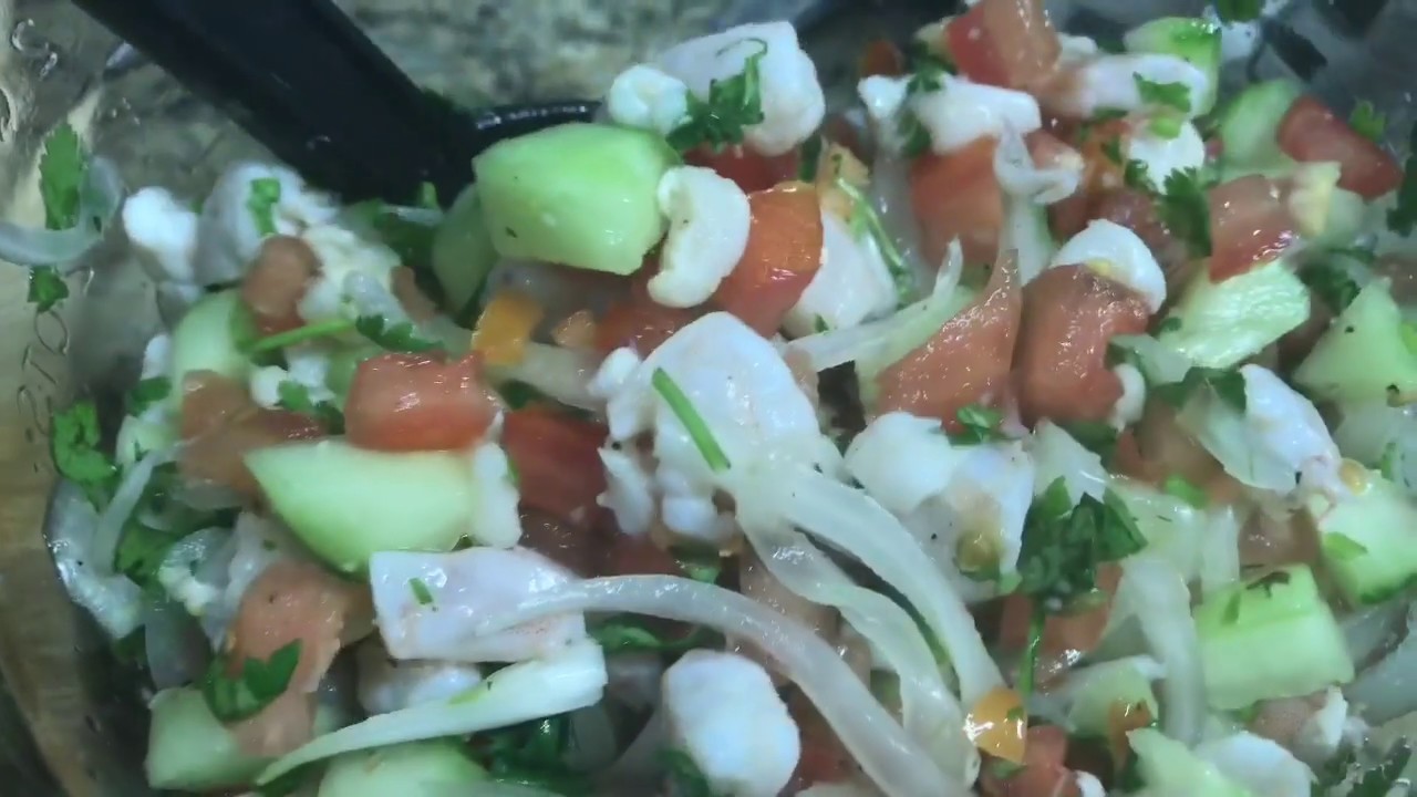 Ceviche- Shrimp and Baby Scallops
