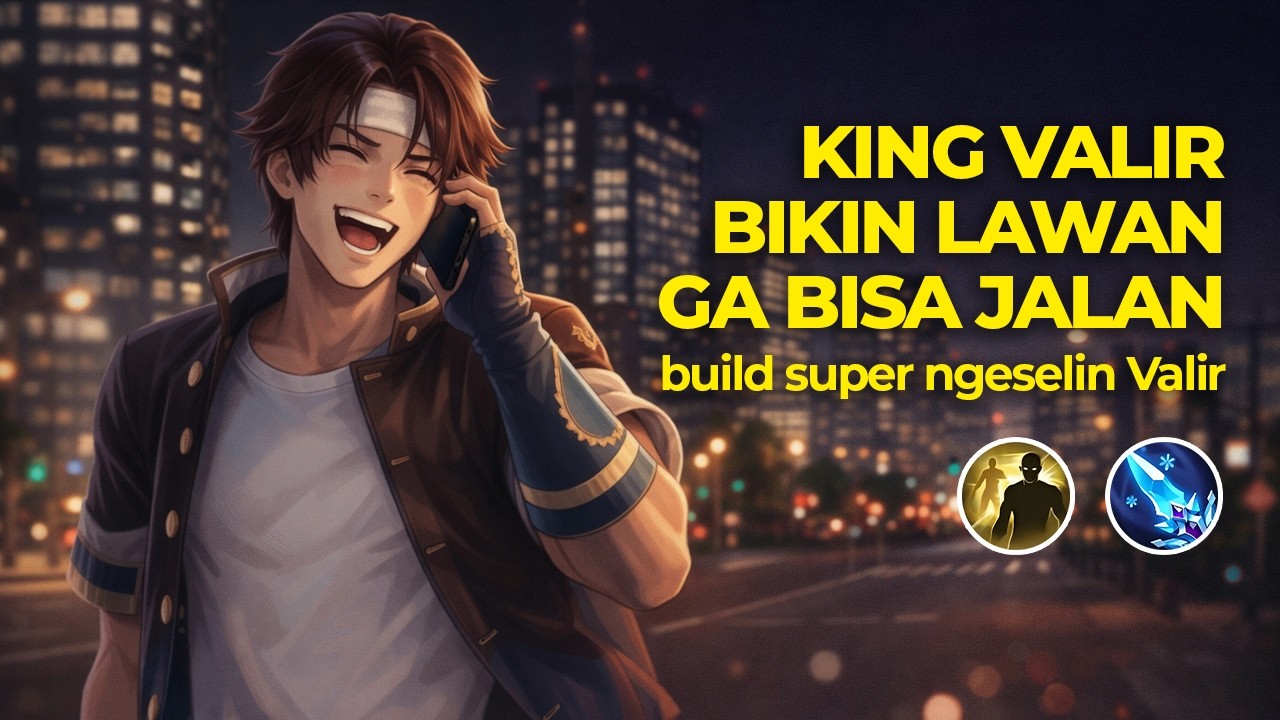 KING VALIR BIKIN LAWAN GA BISA JALAN! | BUILD SUPER NGESELIN VALIR #mlbbidcreator