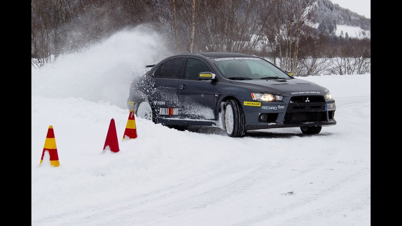 Mitsubishi Evo X -- Driften lernen mit einem Allradler - Tipps von Werner Gusenbauer