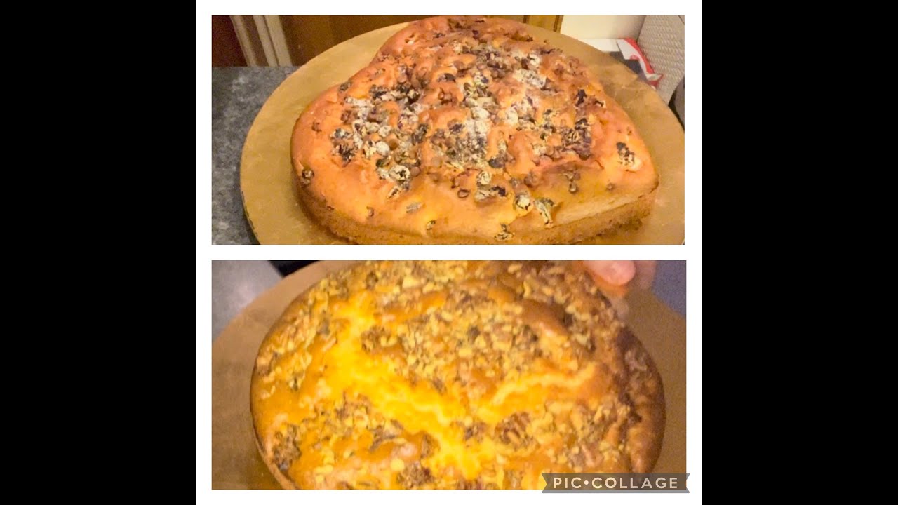 Cakes de nueces y datiles + cake de pasas y chocolate facil y rapidas de hacer