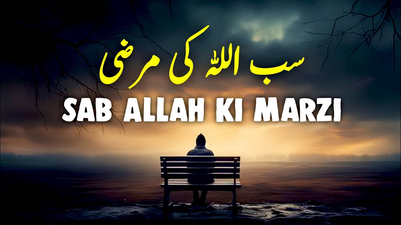 Sab ALLAH Ki Marzi Hai | Beautiful Spiritual Quotes | Listen the Islam Q.K