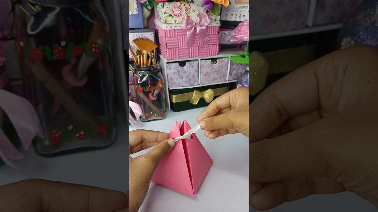 Ramadan gift ideas 🎀💗 | Paper craft | #shorts #diy #viral #trending #youtubeshorts #gifts