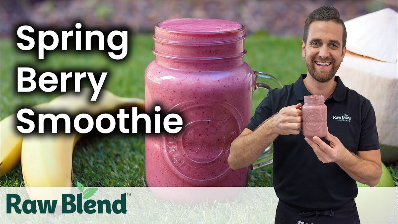How to make a Spring Berry Smoothie in a Vitamix Blender! | Recipe Video