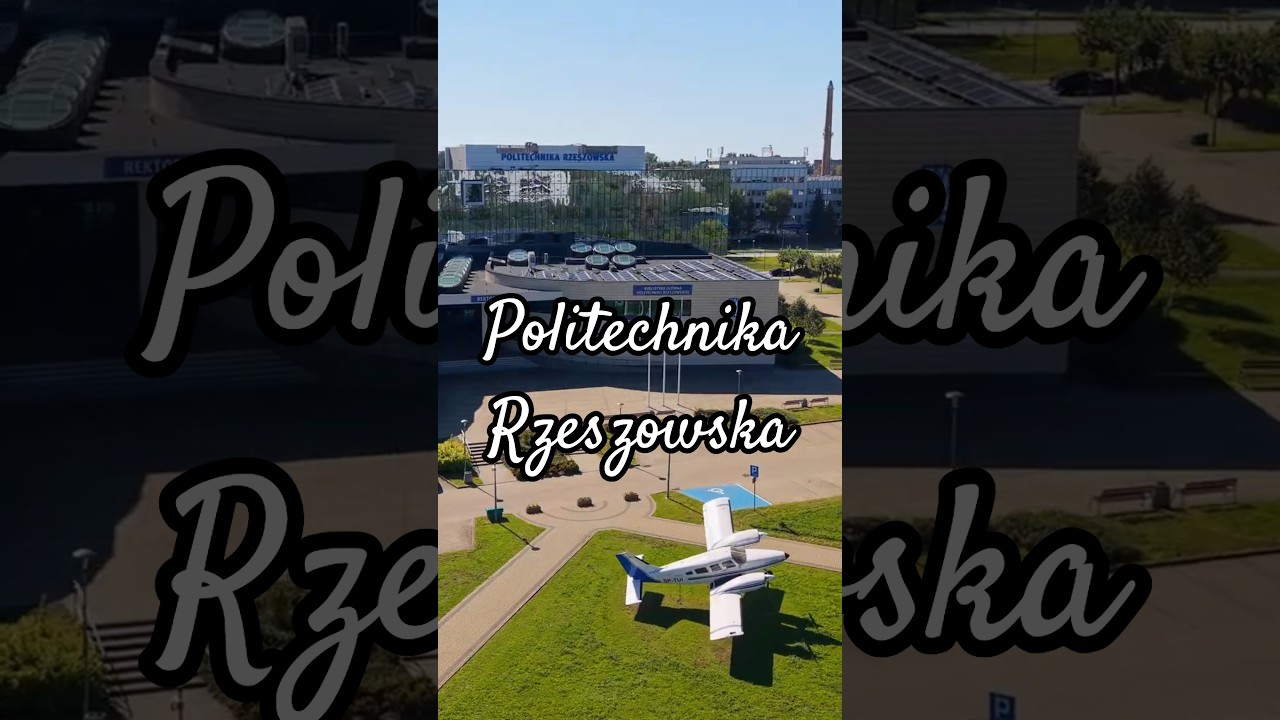 Politechnika Rzeszowska 🛩️ #rzesz&oacute;w #stolicainnowacji #dron #politechnikarzeszowska #PRz