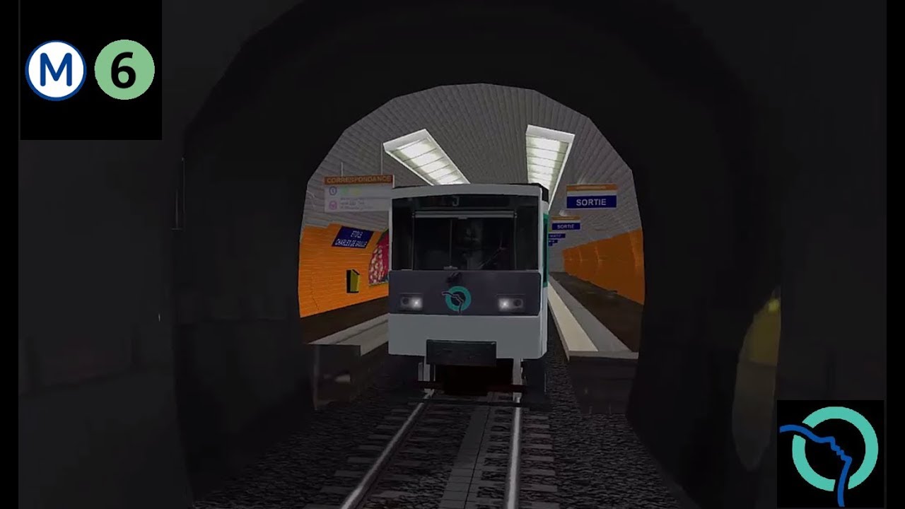 [MSTS-Open rails] Métro Parisien | Ligne 6 : Nation - Charles de Gaulle-Etoile en MP73