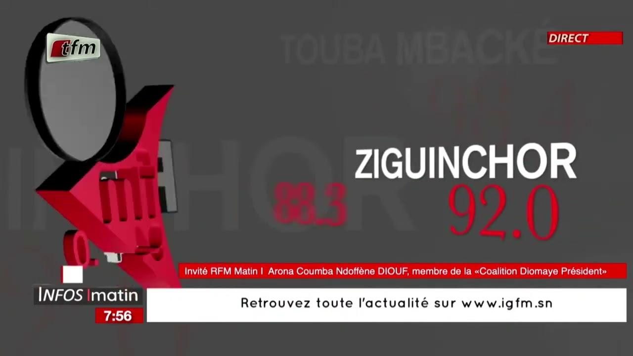 l'invite de rfm matin | Arona Coumba Ndoféne DIIOUF, membre de la 