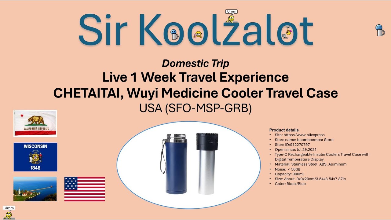 CHETAITAI Wuyi Medicine Cooler Travel / Holiday / Lake / From California to Sturgeon Bay