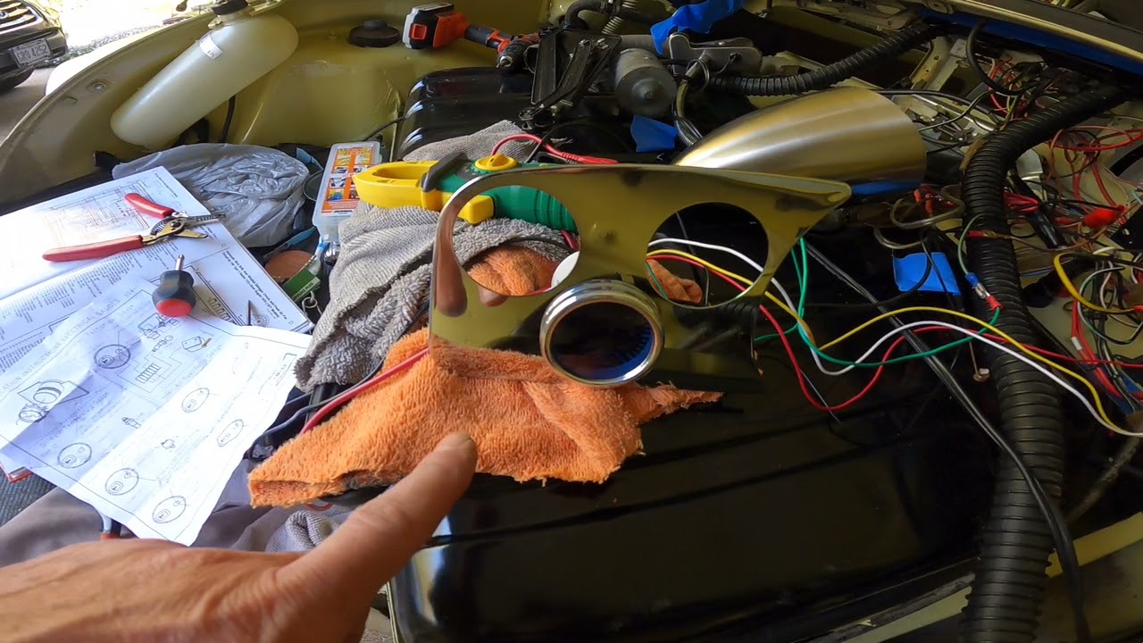 Wiring 101 for 1971 Sup beetle oil pressure gauge installation