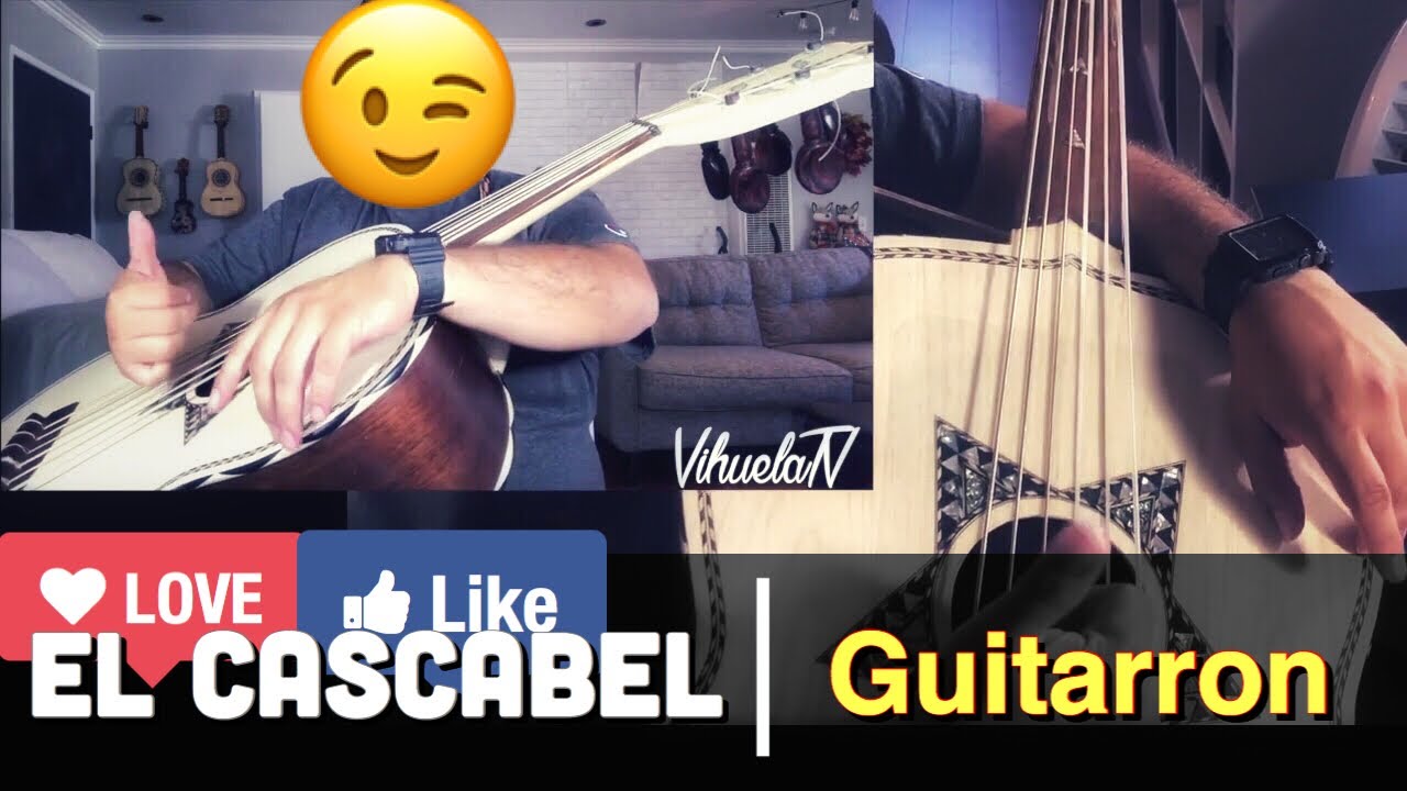 Como Tocar - El cascabel - Guitarron (( Fácil )) Juvenil Tecalitlan