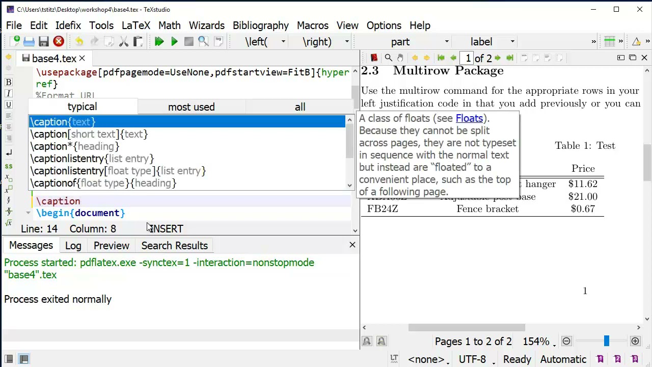 Using the Caption Package to Format Captions in LaTeX