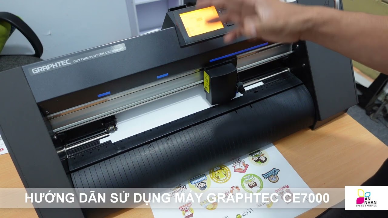Hướng dẫn cài đặt và sử dụng máy Graphtec CE-7000 - annhansaigon.com