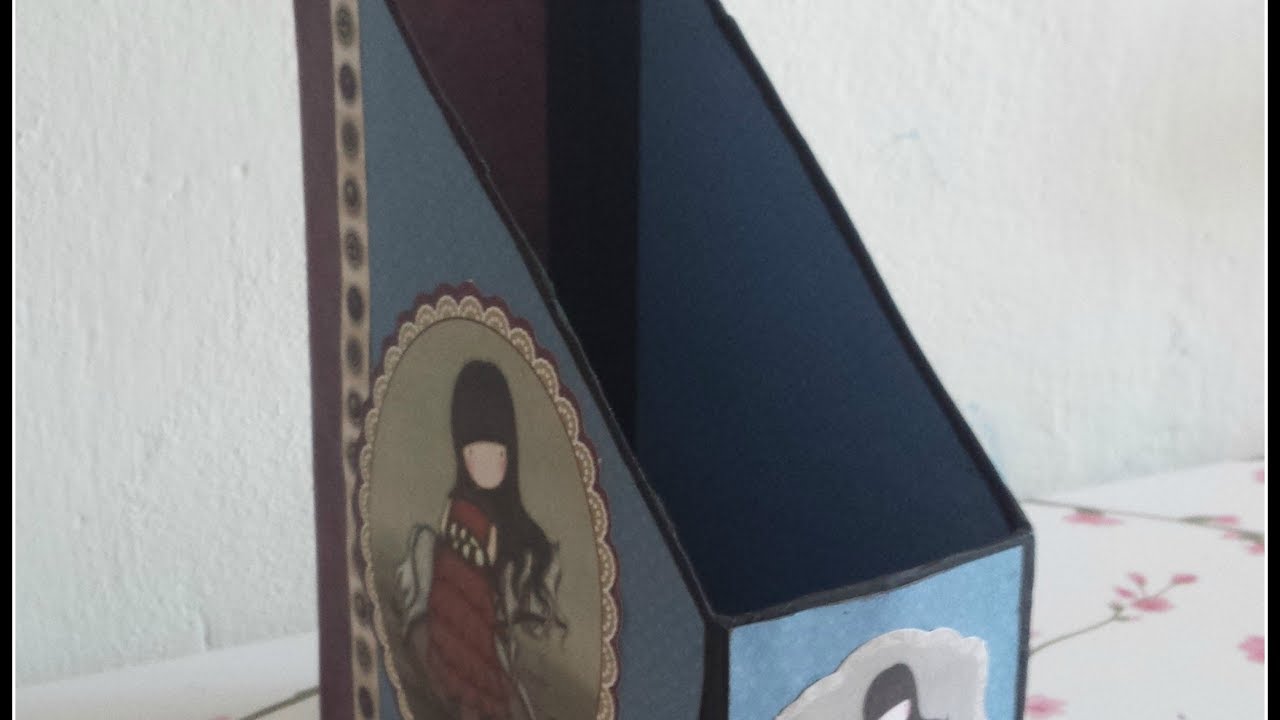 come realizzare un organizer da una scatola di cereali_how to make an organizer from a cereal box