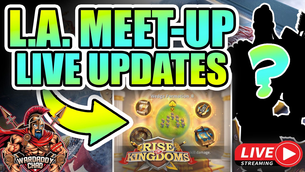 Huge Information Drops From L.A. Meet-Up - Rise of Kingdoms