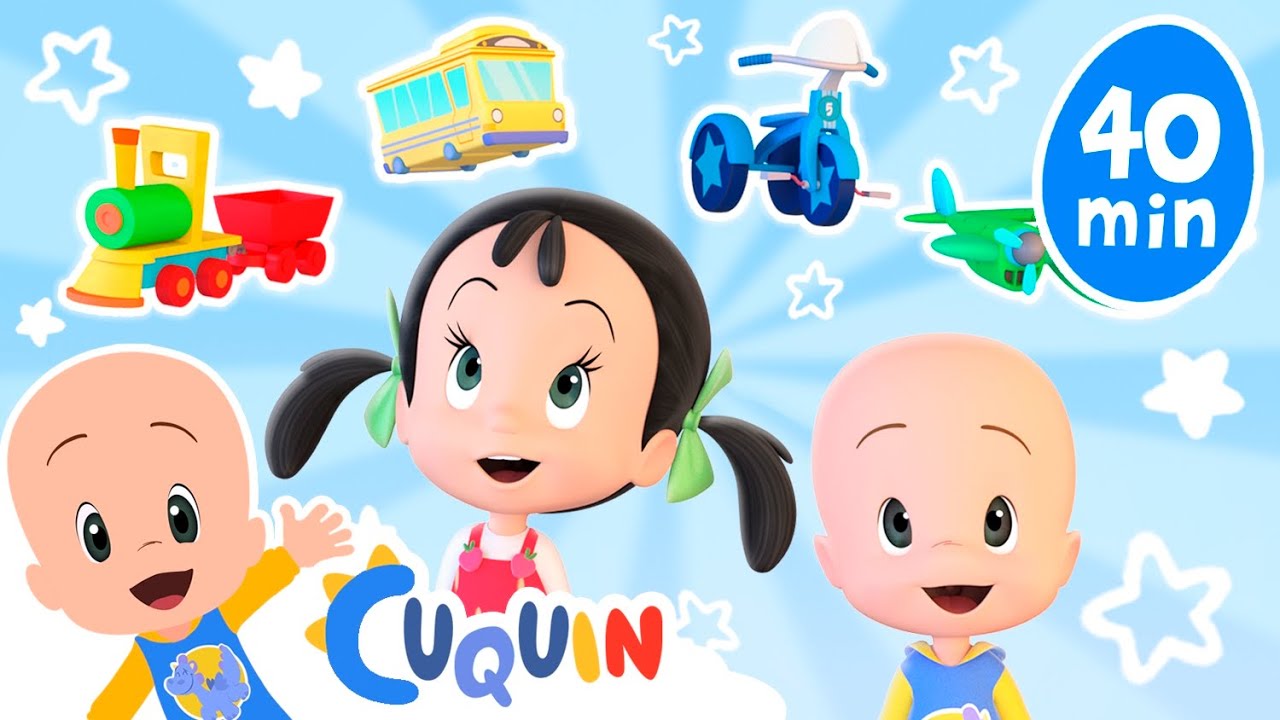 Vehículos mágicos de formas . Cleo y Cuquín en español