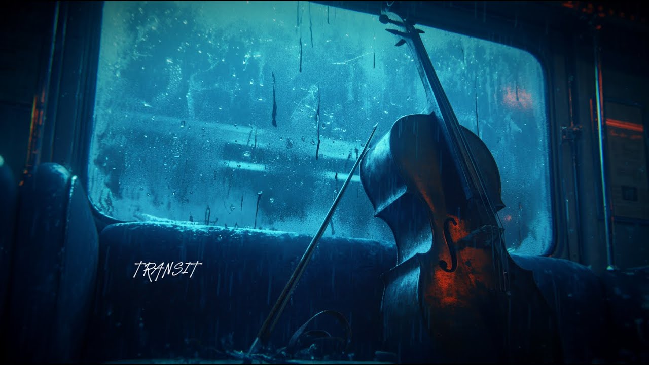 Rainy Night Train Ambience 🎻🌧️ | Deep Solo Cello for Sleeping & Traveling Alone