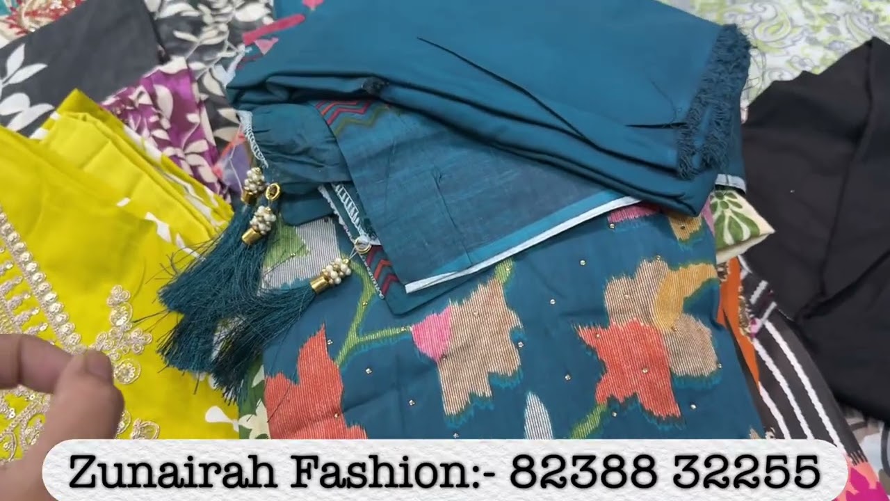 Zunairah Fashion Dhamakedar 2 Days Ramadan Special Sale😱Dress Material 250/- Se start😍 Ready Suit 