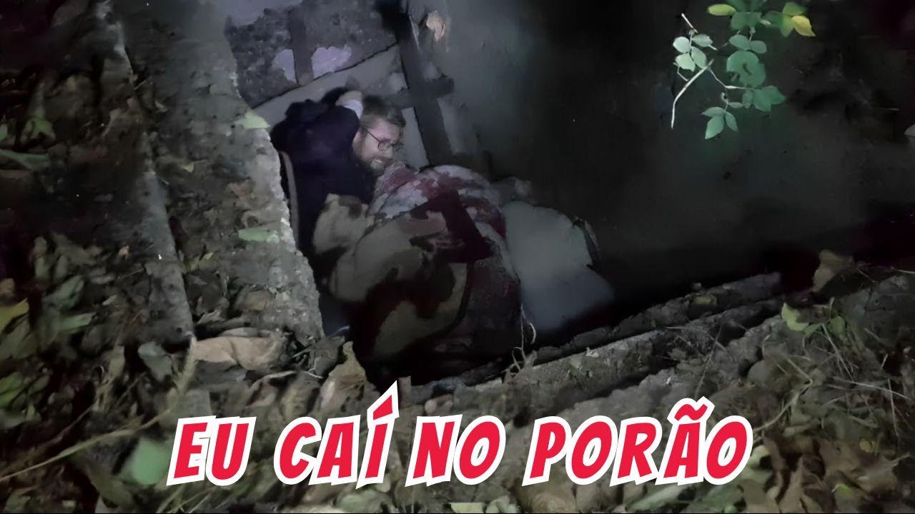 Caí no porão! Passei a noite em uma casa abandonada – PARTE 2