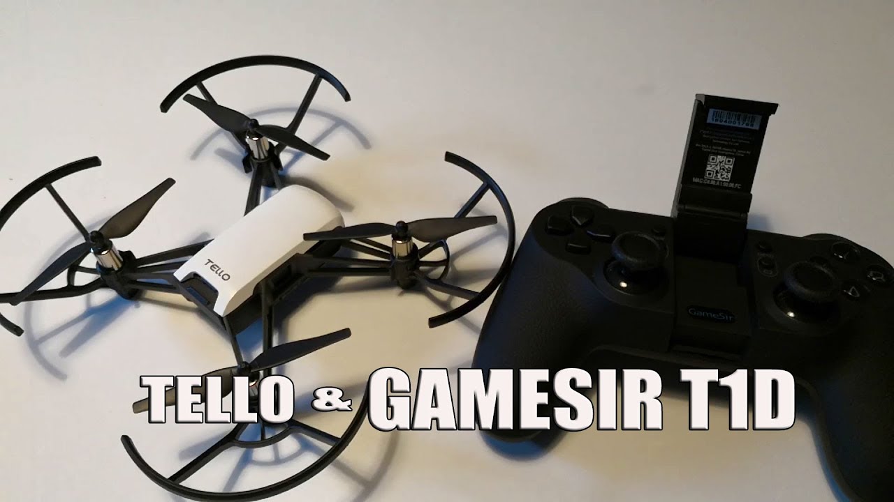 Ryze Dji Tello configurer manette gamesir T1D