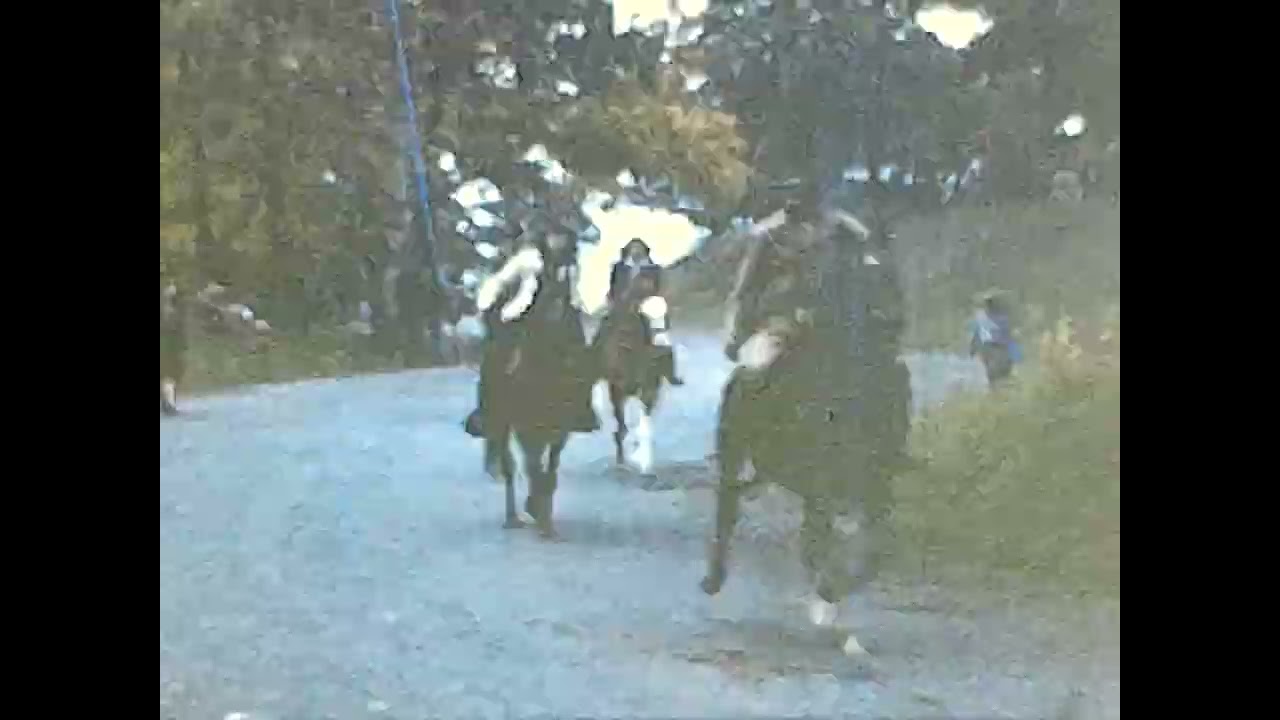 Équitation sur le Mont Royal en 1942