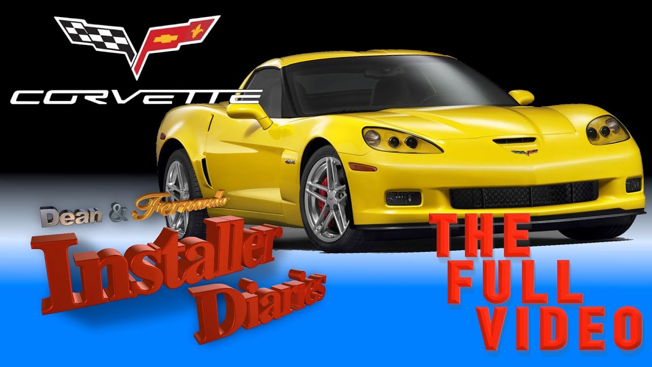 Полная установка стереосистемы на Chevrolet Corvette