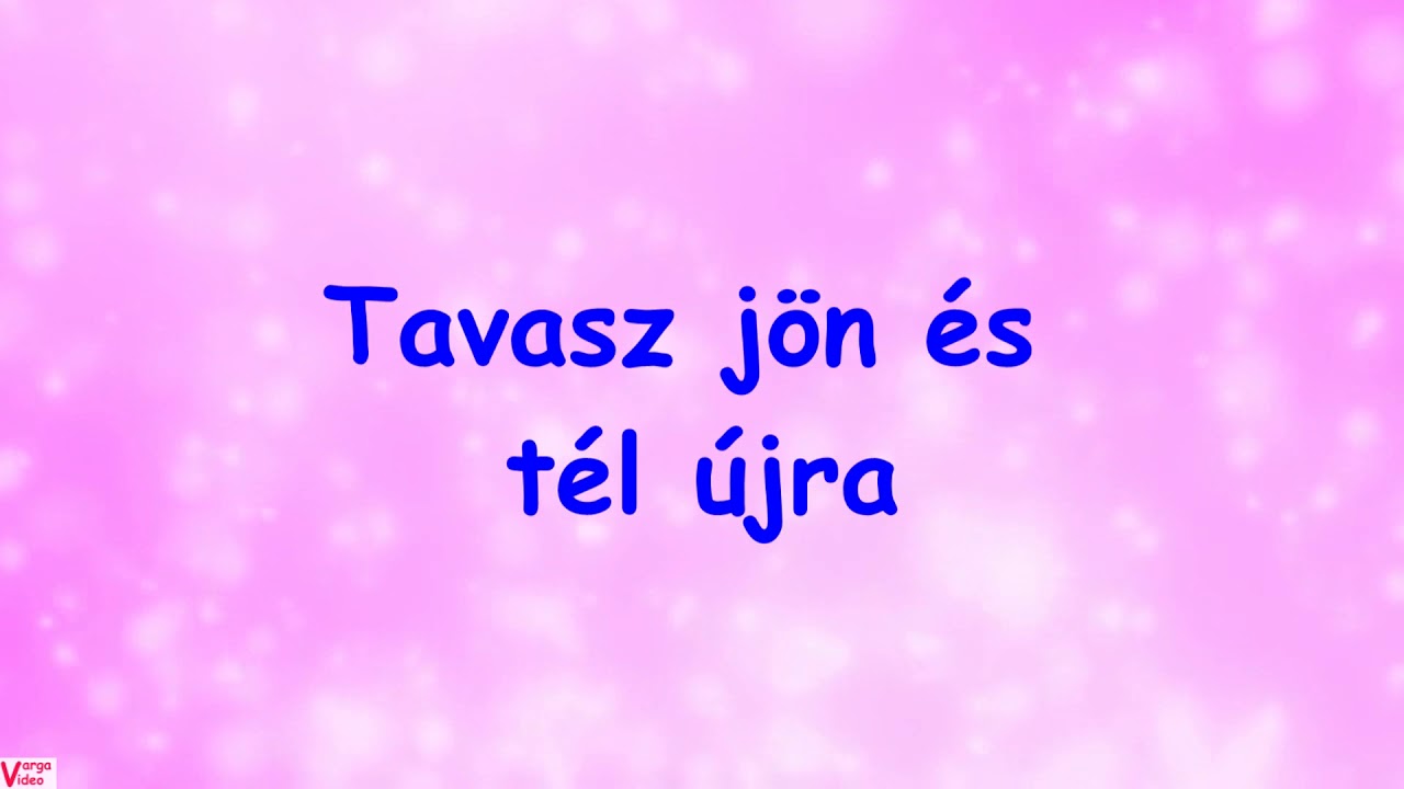 TE VAGY A TAVASZ - KARAOKE/ZENEI ALAP