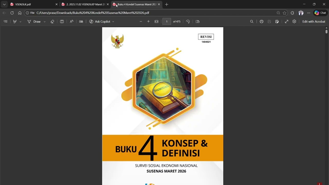 Sekilas pengisian Kuesioner Susenas Mar 2026 KP