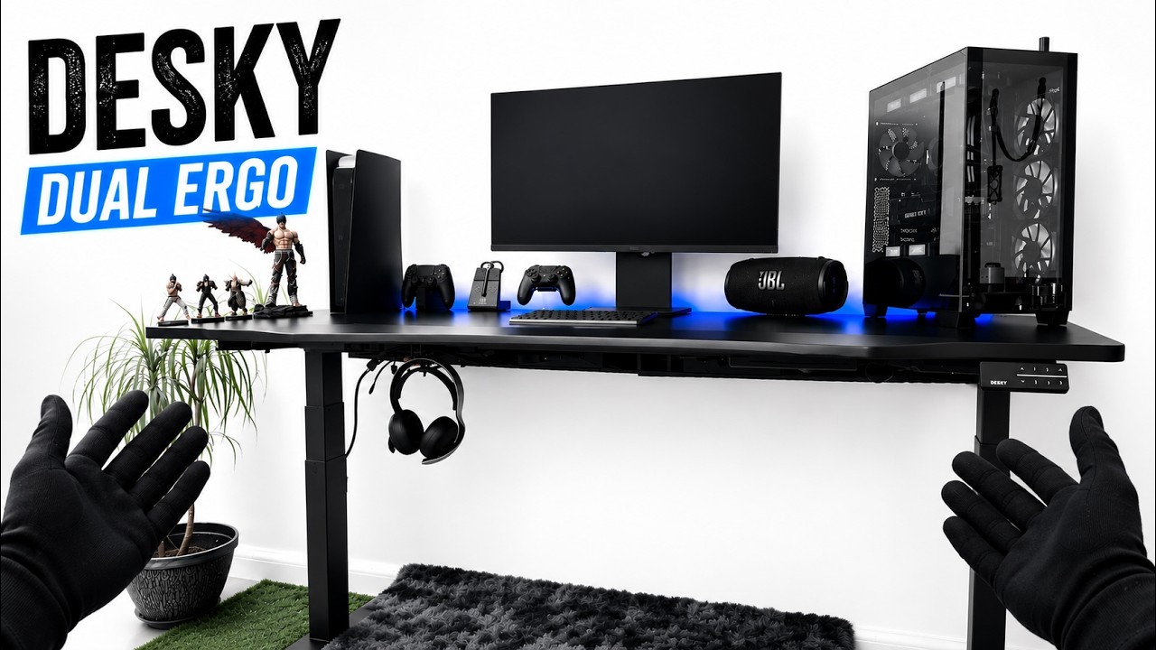 Unboxing the Ultimate Ergonomic Desk: Desky Dual Ergo Edge Sit-Stand Desk