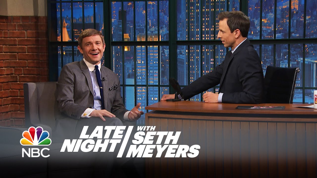 Martin Freeman Will Not Miss Wearing Hobbit Feet - Late Night with Seth Meyers