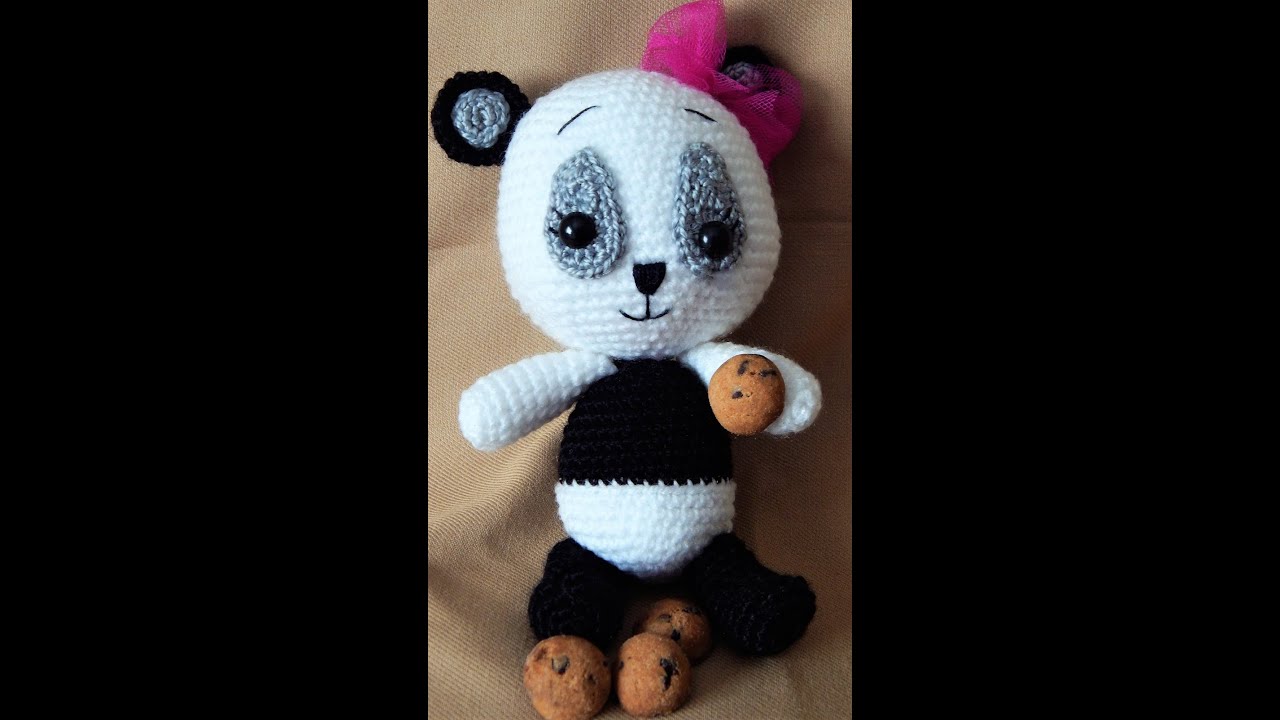 AMIGURUMI OSITA PANDA PASO A PASO
