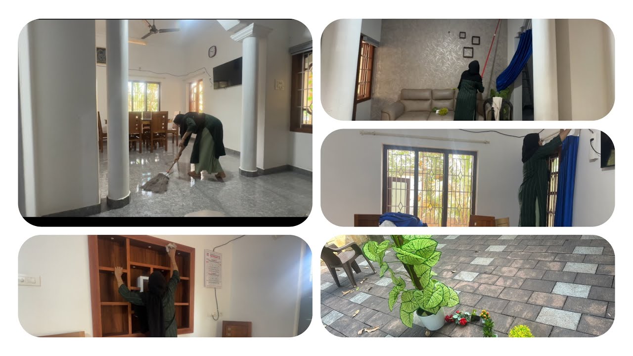 മടി നോക്കാതെ എടുത്ത നനച്ചുളി. Day 2 #ramadan deep cleaning#familyvlog #nanachkuli#deepcleaning